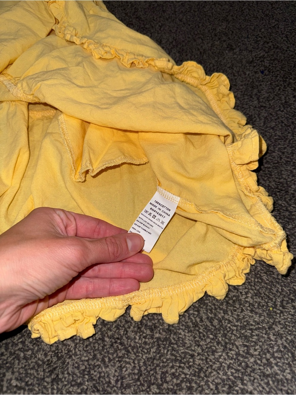 Princess Polly Yellow Tiered Ruffle Dress Size 4 Boho Cottagecore Style - Picture 6 of 9